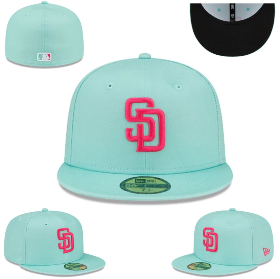 Cyan San Diego Padres Fitted - 7 1/2