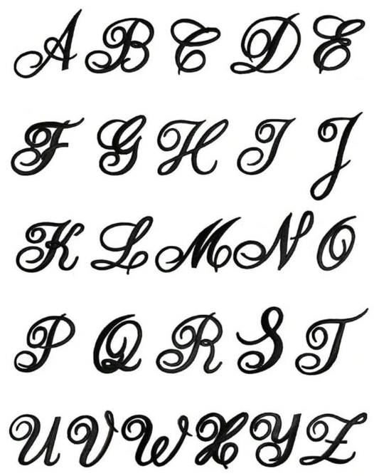 Embroidered Patch - Fancy Lettering