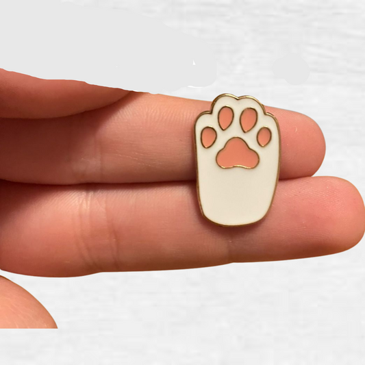 Ceramic Pin - Cat Paw