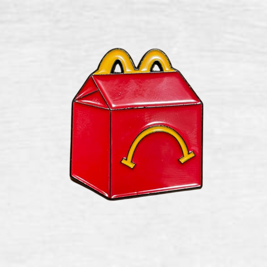 Ceramic Pin - Sad Happy Meal