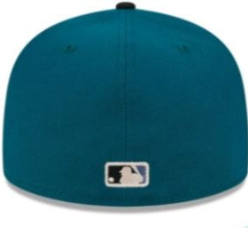 Dark Blue Floral White Sox Fitted - 7 1/2