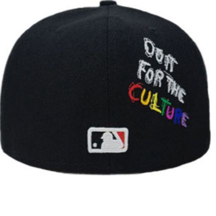 Black Boston Red Sox with Fruit and "Do It for the Culture" Embroidery - 7 1/2