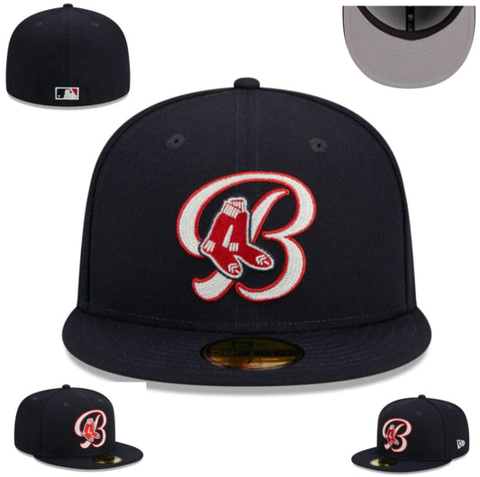 Black Boston Red Sox Fitted - 7 1/2