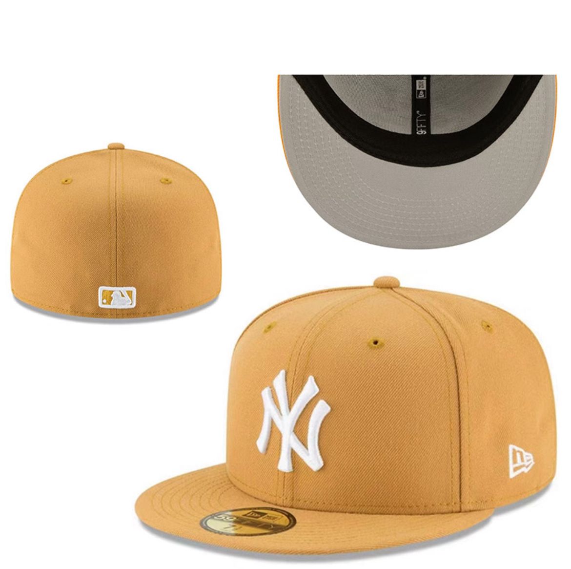 Light Brown New York Yankees Fitted - 7 1/2