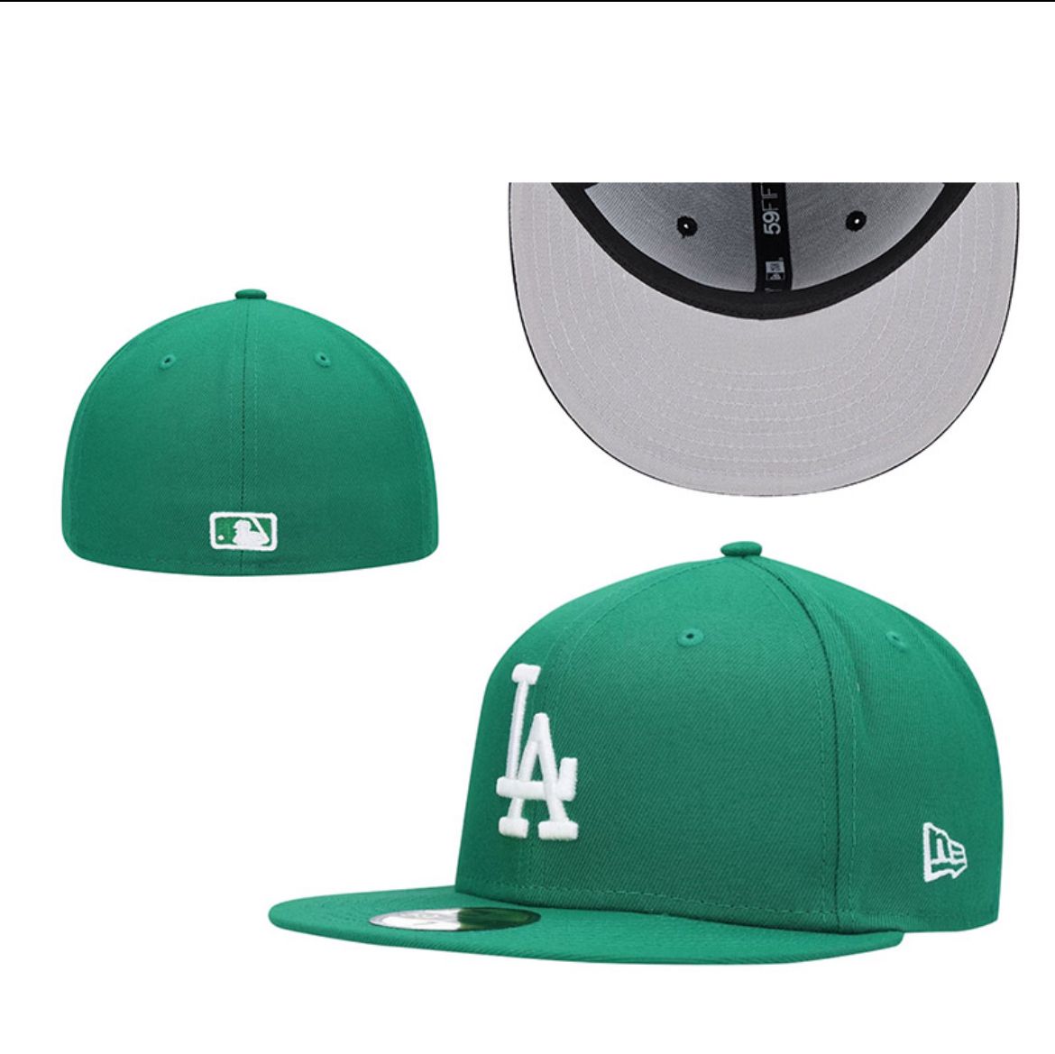Green La Dodgers Fitted - 7 1/2