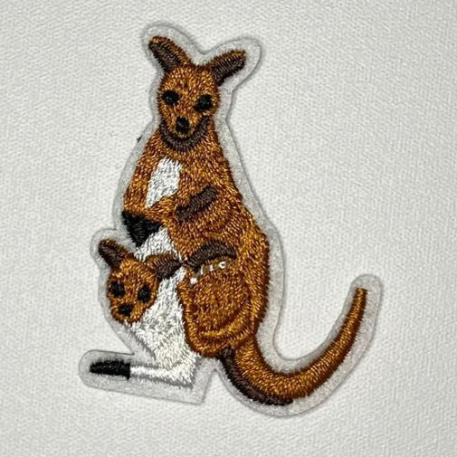 Embroidered Patch - Kangaroo and Baby