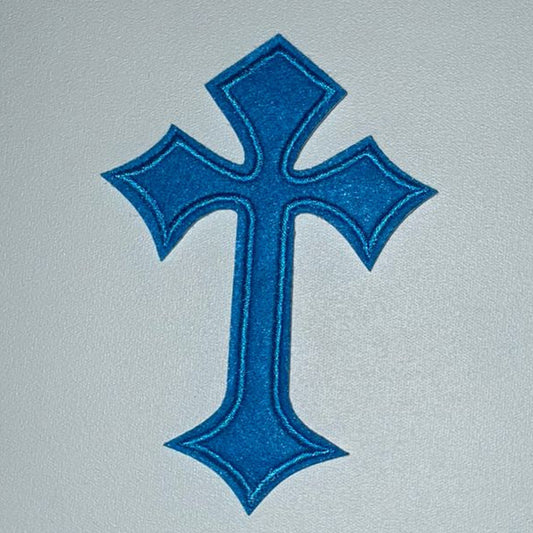 Embroidered Patch - Blue Cross