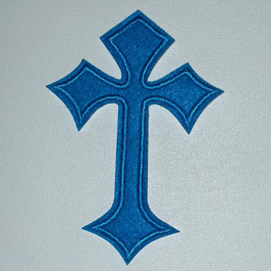 Embroidered Patch - Blue Cross