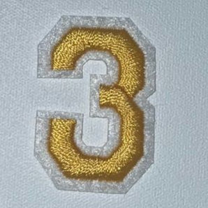 Embroidered Patch - Gold Letter 3