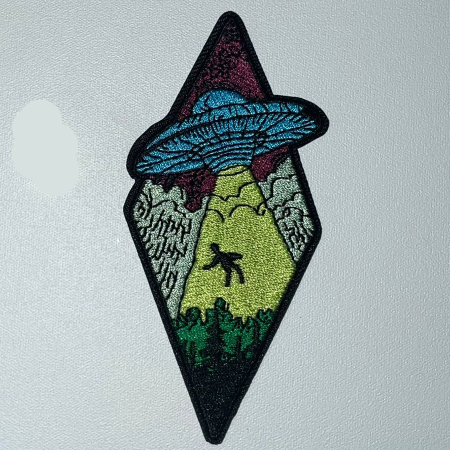 Embroidered Patch - Alien Abduction