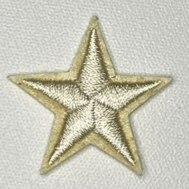 Embroidered Patch - Silver and Gold Patch