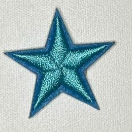 Embroidered Patch - Blue Star