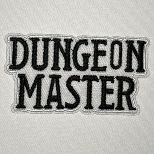 Embroidered Patch - "Dungeon Master"