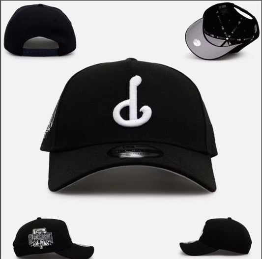 Snapback Cap- Black Pirates Hat - Adjustable